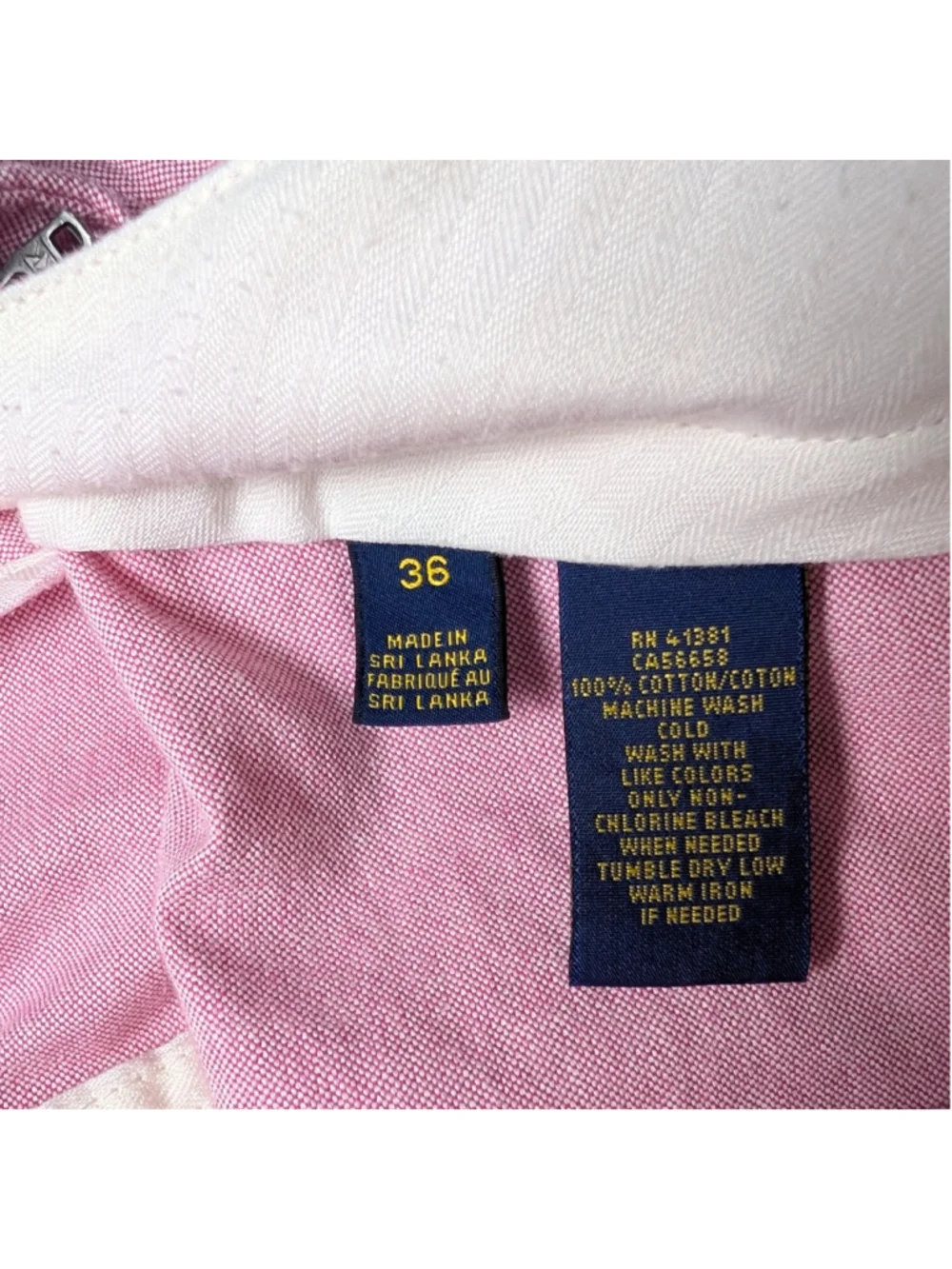 Polo Ralph Lauren Pink Oxford Chino Shorts Mens 36 10.75
